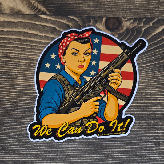 We Can Do It Sticker